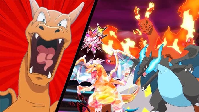 Charizard breathing fire