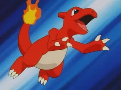 Charmeleon breathing fire