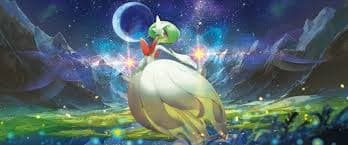 Mega Gardevoir unleashing Hyper Voice