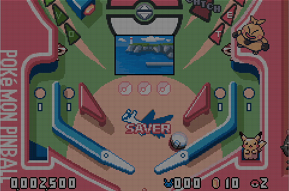 Bonus stage featuring Spheal in Pokémon Pinball