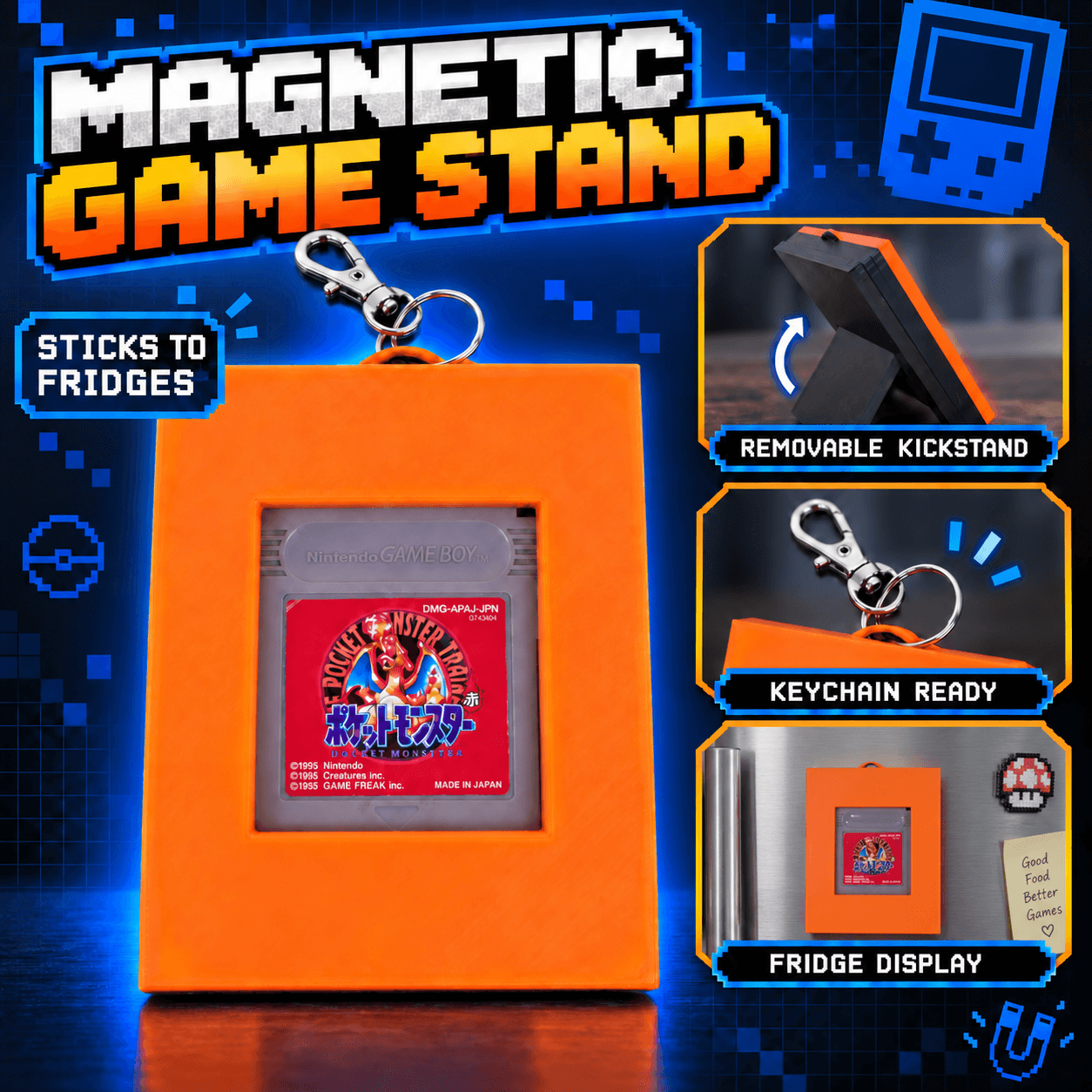 Magnetic Game Boy Cartridge Display