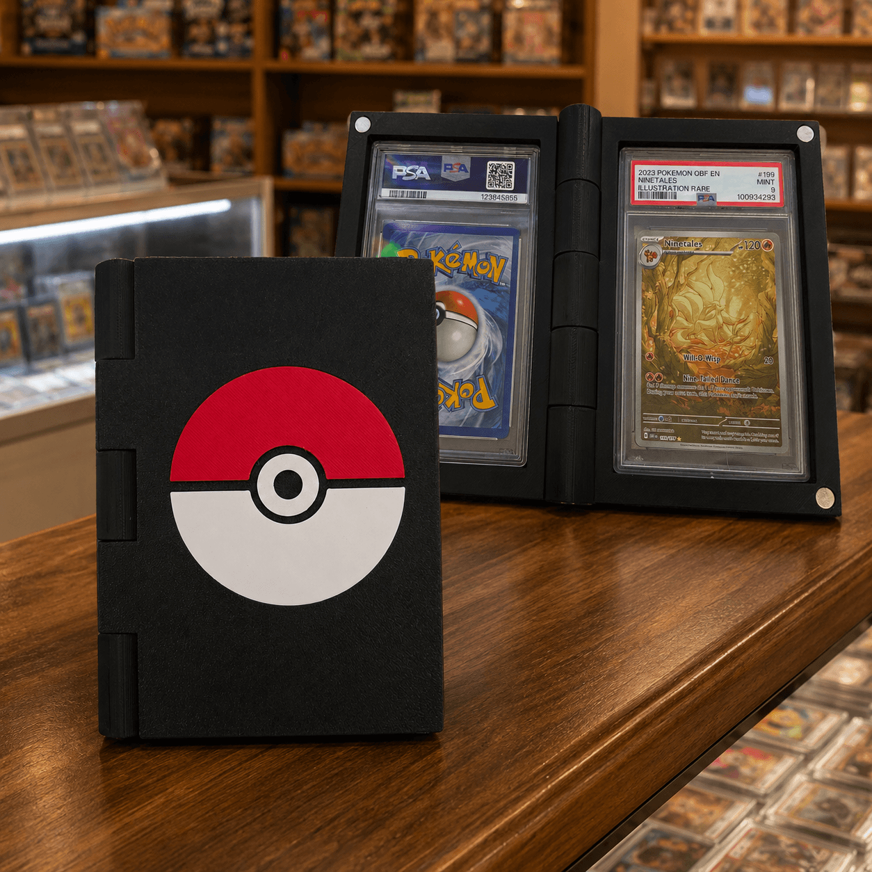 Pokeball Pokemon 3 PSA Slab Box