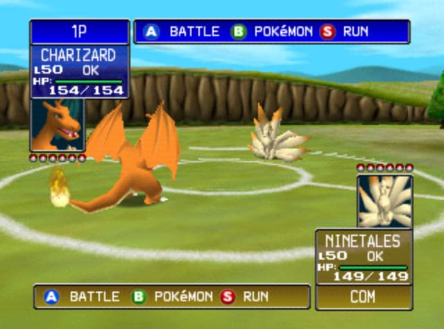 Pokémon Stadium mini-games including sushi-go-round