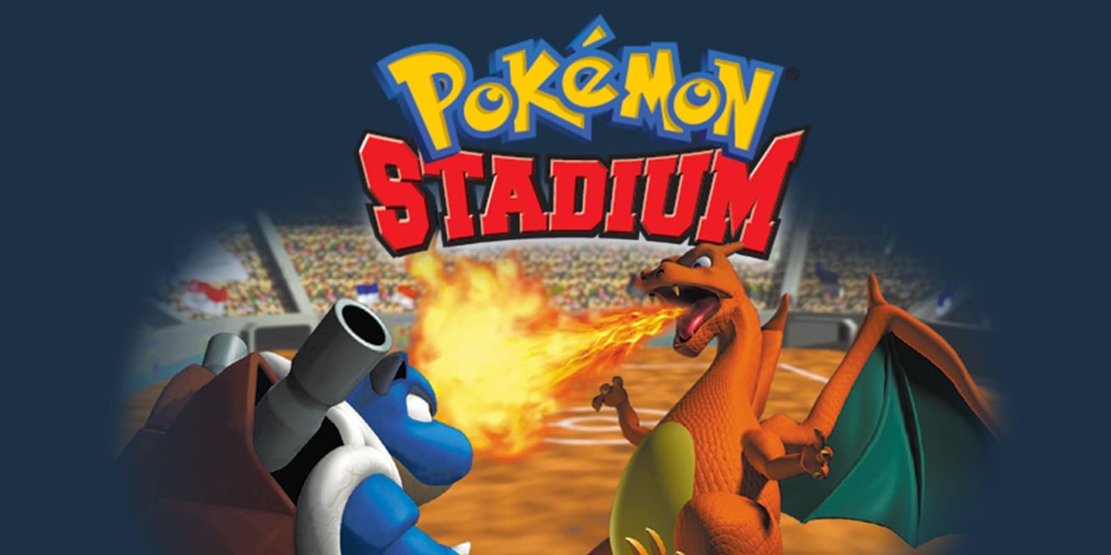 Pokémon Stadium box and Nintendo 64 console