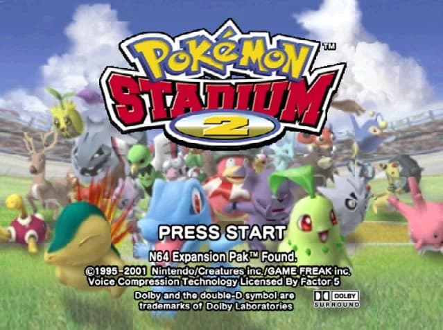 Pokémon Stadium 2 battle featuring special forms