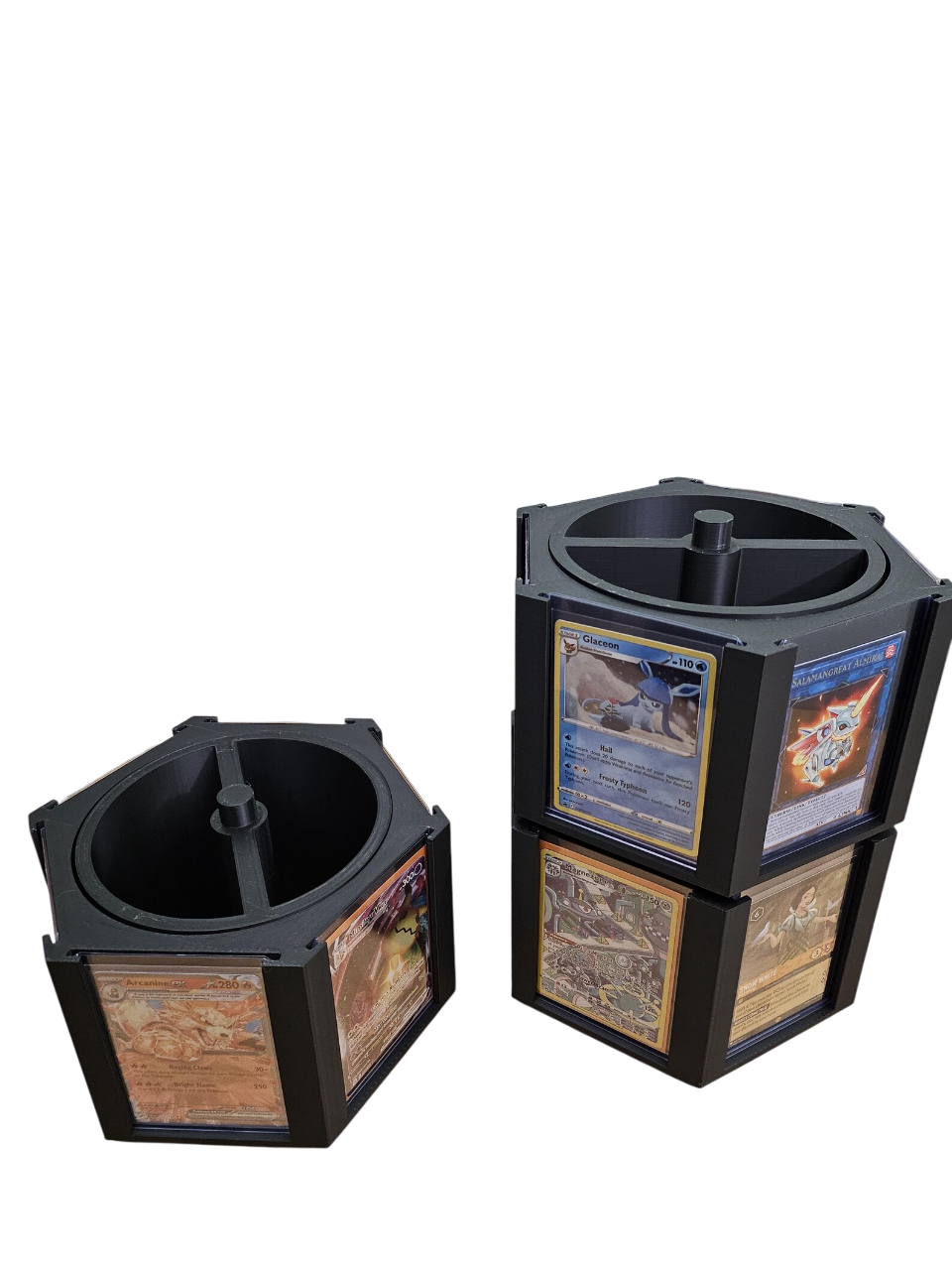 Rotating Card Stand Display Side View